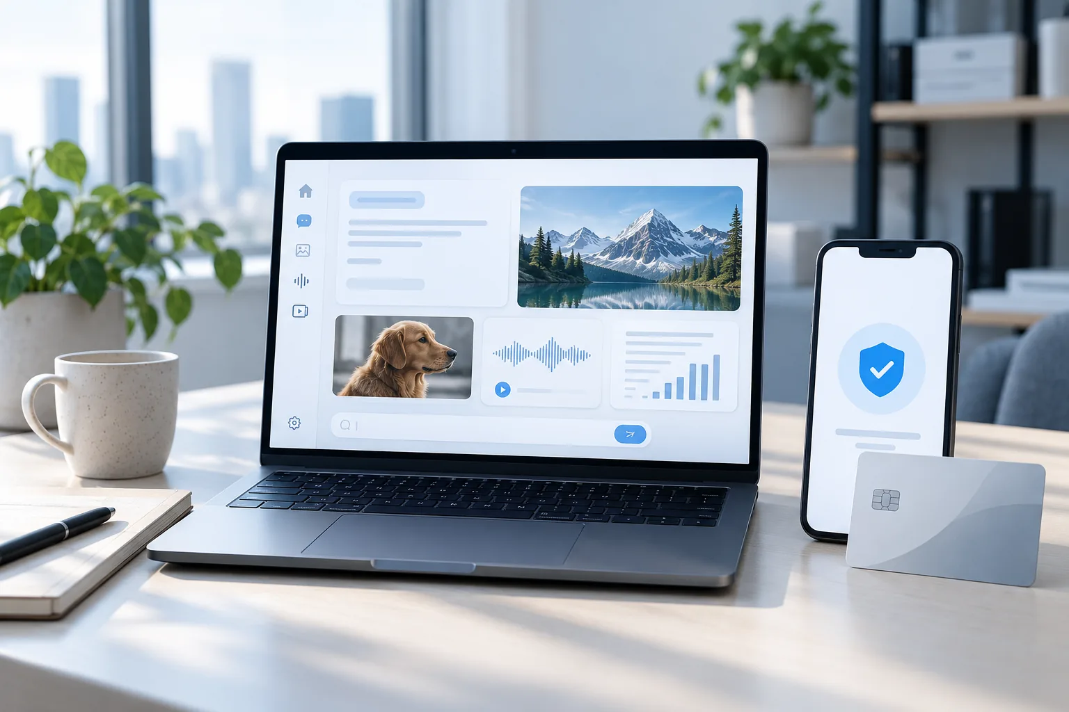 Рабочее место для проверки оплаты подписки Google Gemini