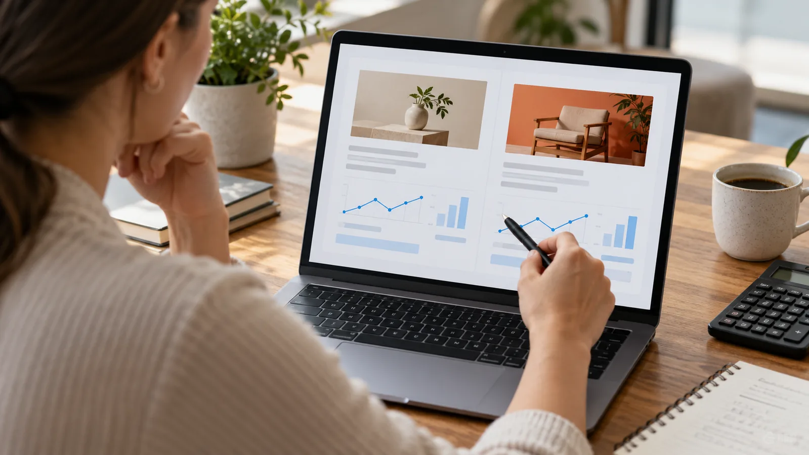 Специалист сопоставляет модель PPC и стоимость клика в двух рекламных сценариях